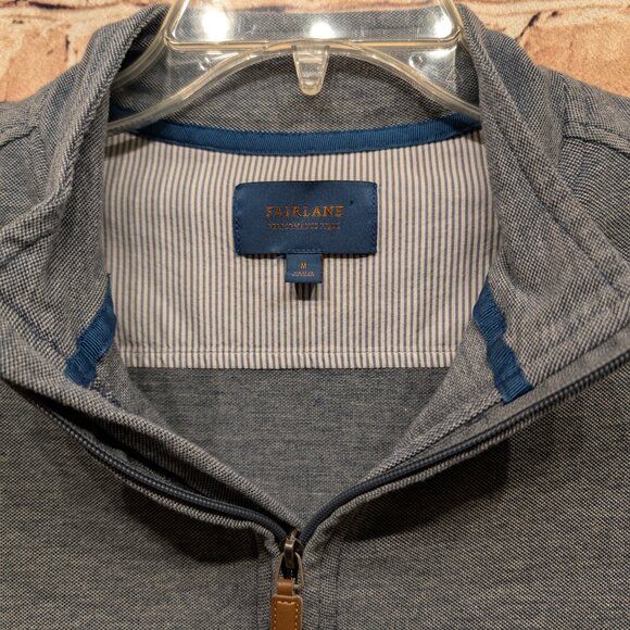 Fairlane Performance Pique 1/4 Zip Pull Over Size Med - Picture 6 of 12